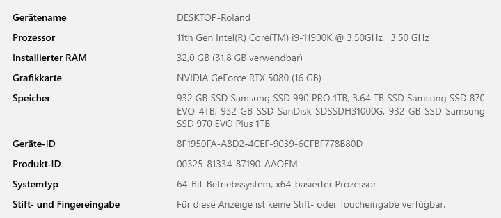 Systemvoraussetzungen